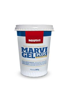MARVI EMULSIFICANTE MARVIGEL PLUS CAIXA COM 18 POTES DE 200G