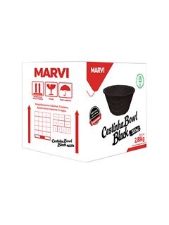 MARVI CESTINHA BOWL BLACK 300ML 2,88KG