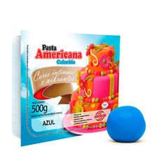 PASTA AMERICANA ARCOLOR AZUL 500G