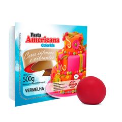 PASTA AMERICANA ARCOLOR VERMELHA 500G