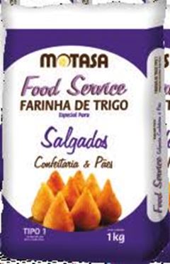 FARINHA DE TRIGO PARA SALGADOS, MOTASA, FARDO COM 10 PACOTES DE 1KG