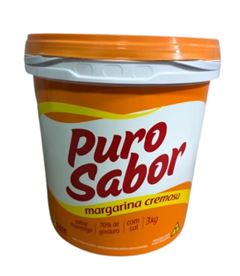 MARGARINA PURO SABOR, BALDE COM 3KG