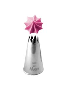 TUBO DE BICO MODELO 22 INOX PEQUENO, MAGO, PACOTE COM 01 UNIDADE