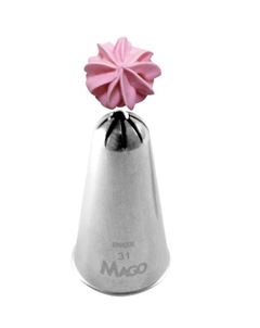 TUBO DE BICO MODELO 31, INOX, PEQUENO, MAGO, PACOTE 01 UNIDADE