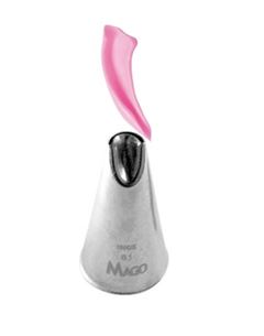 TUBO DE BICO MODELO 81 INOX PEQUENO, MAGO, PACOTE COM 01 UNIDADE