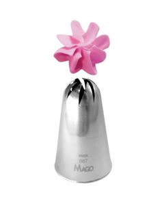 TUBO DE BICO MODELO 887, INOX, GRANDE, MAGO, PACOTE  COM 01 UNIDADE