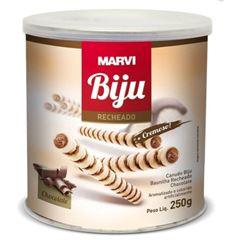 MARVI BIJU RECHEADO DE CHOCOLATE CAIXA COM 12 DISPLAYS DE 250G