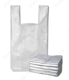 SACOLA BRANCA DE ALTA DENSIDADE, 30X45 P