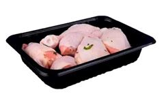 BANDEJA PARA CARNES, GALVANOTEK, GC-2518545, PRETA, CAIXA COM 200 UNIDADES