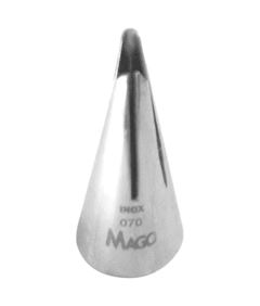 TUBO DE BICO MODELO 070 INOX PEQUENO, MAGO, PACOTE COM 01 UNIDADE
