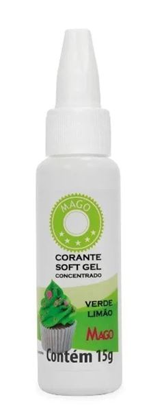 MAGO CORANTE SOFT GEL VERDE LIMAO 15G
