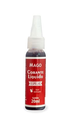 MAGO CORANTE LIQUIDO VERMELHO 20ML 1UN