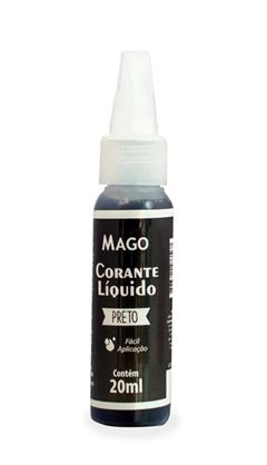 MAGO CORANTE LIQUIDO PRETO 20ML 1UN