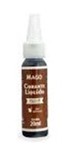 MAGO CORANTE LIQUIDO MARROM 20ML 1UN