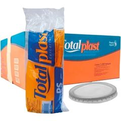 TAMPA PARA COPO TERMICO, 300ML, TOTALPALST, CAIXA COM 10 PACOTES DE 1000 UNIDADES
