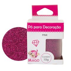 MAGO PO PARA DECORACAO PINK 10G 01 UNIDADE
