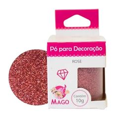 MAGO PO PARA DECORACAO ROSE 10G 01 UNIDADE