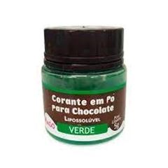 CORANTE EM PO PARA CHOCOLATE VERDE 5G 1UNIDADE