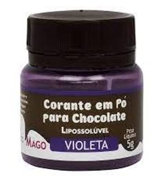 CORANTE EM PO PARA CHOCOLATE VIOLETA 5G 1UNIDADE