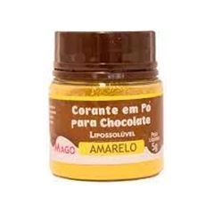 CORANTE EM PO PARA CHOCOLATE AMARELO 5G 1UNIDADE
