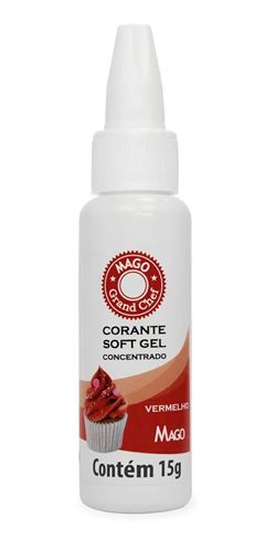 MAGO CORANTE SOFT GEL VERMELHO MARSALA15G