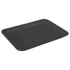 BANDEJA DE ISOPOR, TOTALPLAST, B3 TRL, PRETO, 235X180X16, FARDO COM 400 UNIDADES