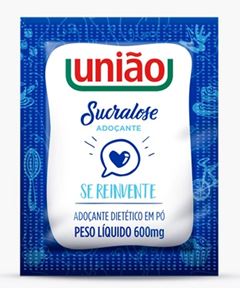 ADOÇANTE SACHE, SUCRALOSE, UNIAO, 400X600MG