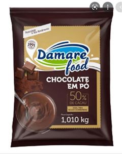 CHOCOLATE EM PO 50% DAMARE, LIDER, PACOTE COM 1KG