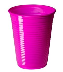 COPO, COPOBRAS, CAPACIDADE 200ML, ROSA SHOCK, CAIXA COM 20 PACOTES DE 50 UNIDADES