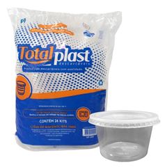 KIT POTE, TOTALPLAST, 250ML, CAIXA COM 18 PACOTES DE 24 UNIDADES