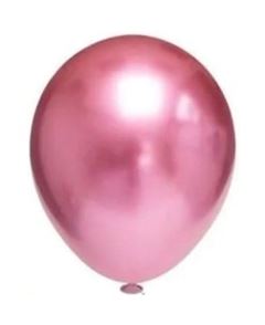 BALAO 5 ROSA METALICO JOY C/25 
