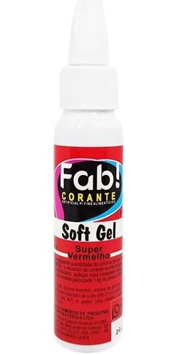 CORANTE SOFTGEL ALIM  SUPER VERMELHO 25G