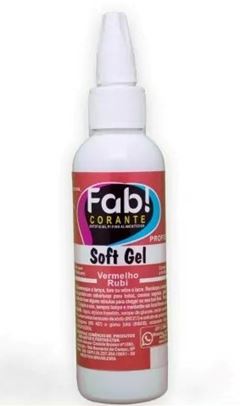 CORANTE SOFTGEL ALIM VERMELHO RUBI 60G