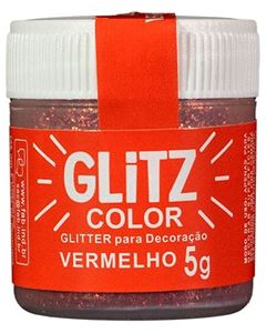 GLITTER P/ DECORACAO VERMELHO 5G