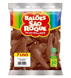 BALAO SAO ROQUE, NUMERO 7, CAFE BRASIL, PACOTE COM 50 UNIDADES