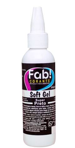 CORANTE SOFTGEL ALIM SUPER PRETO 25G