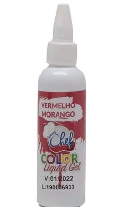 ICEBERG COR LIQ GEL VERMELHO MORANGO 60G