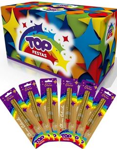 TOPFESTA VELA VULCAO OURO PC C/25UN
