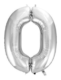 BALAO METALICO 40CM PRATA N0