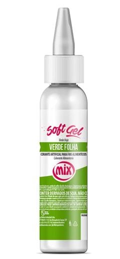 MIX SOFTGEL CORANTE VERDE FOLHA 25G