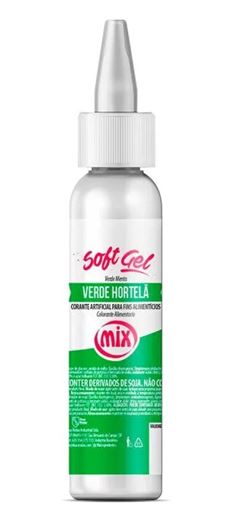 MIX SOFTGEL CORANTE VERDE HORTELA 25G