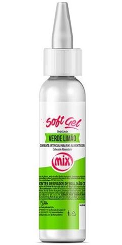 MIX SOFTGEL CORANTE VERDE LIMÃO 25G