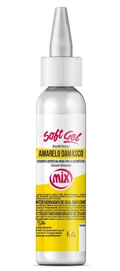 MIX SOFTGEL CORANTE AMARELO DAMASCO 25G