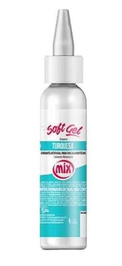 MIX SOFTGEL CORANTE TURQUESA 25G