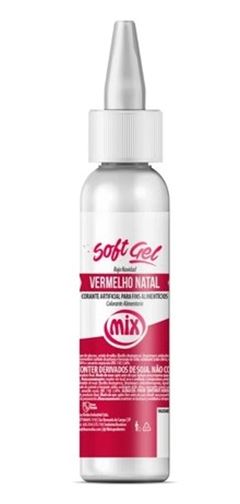 MIX SOFTGEL CORANTE VERMELHO NATAL 25G