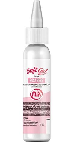 MIX SOFTGEL CORANTE ROSA BEBE 25G