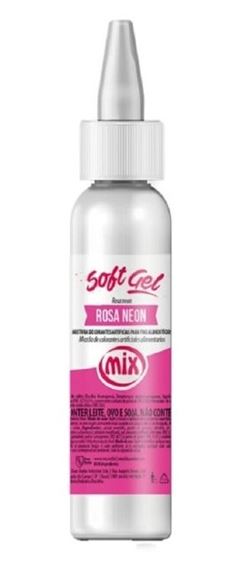 MIX SOFTGEL CORANTE ROSA NEON 25G