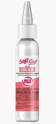 MIX SOFTGEL CORANTE CORAL NEON 25G