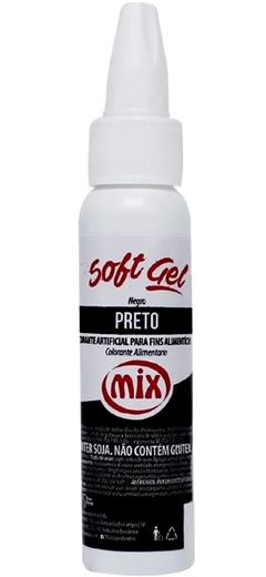 MIX SOFTGEL CORANTE PRETO INTENSO 25G
