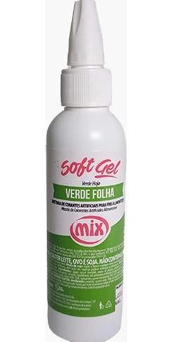 MIX SOFTGEL CORANTE VERDE FOLHAS 60G